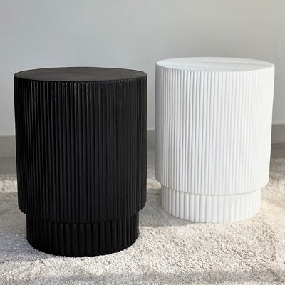 Rondel Black Side Table