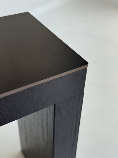 Husky Wooden Classic Black Console Table