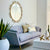 Jabb Classic Gray Sofa Golden Legs
