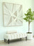 Bone White Bench Black Frame