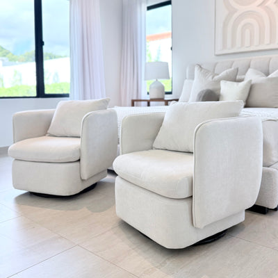 Swivel Double Layer Accent Chair