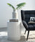 Rondel White Side Table