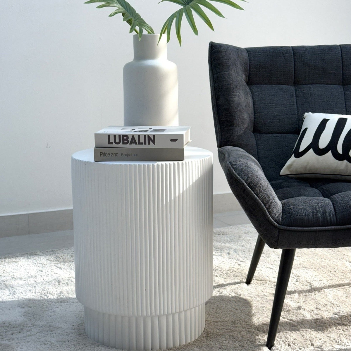 Pigeon Midnight Black Accent Chair