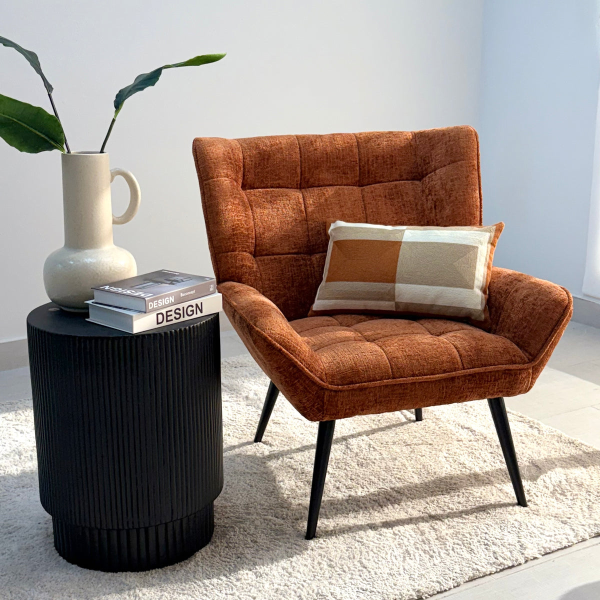 Pigeon Cognac Accent Chair