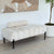 Bone White Bench Black Frame