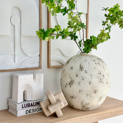 White Stone Finish Table Top