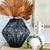 Wooden Black Round Lantern