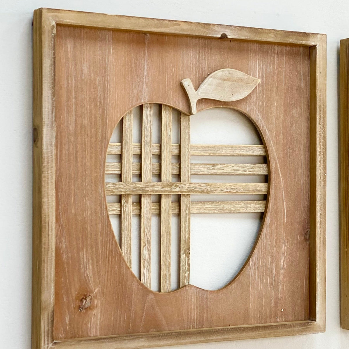 Apple and Pear Wood Wall Decor