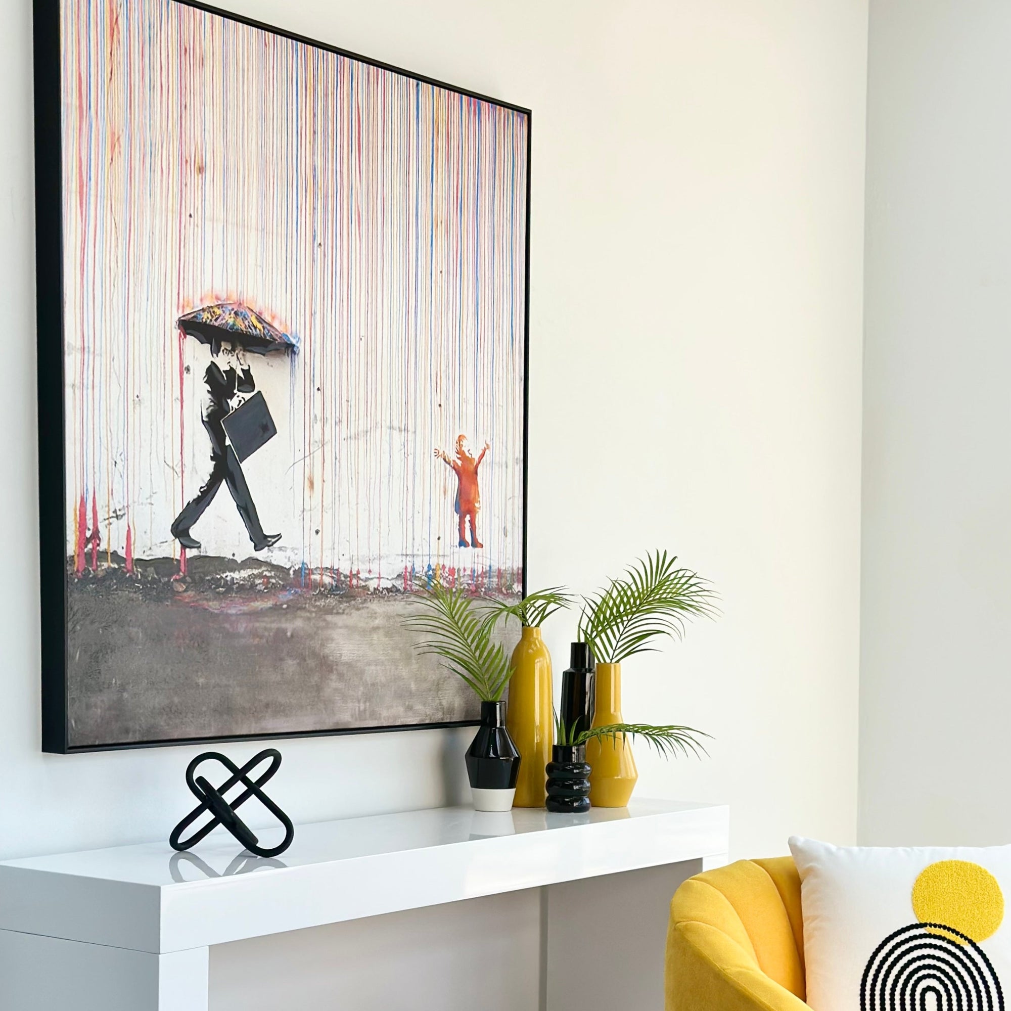 Raining Freedom Wall Art Canvas