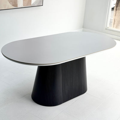 Eclipse Dining Long Table Ceramic Top
