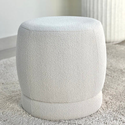 Level Ivory Ottoman