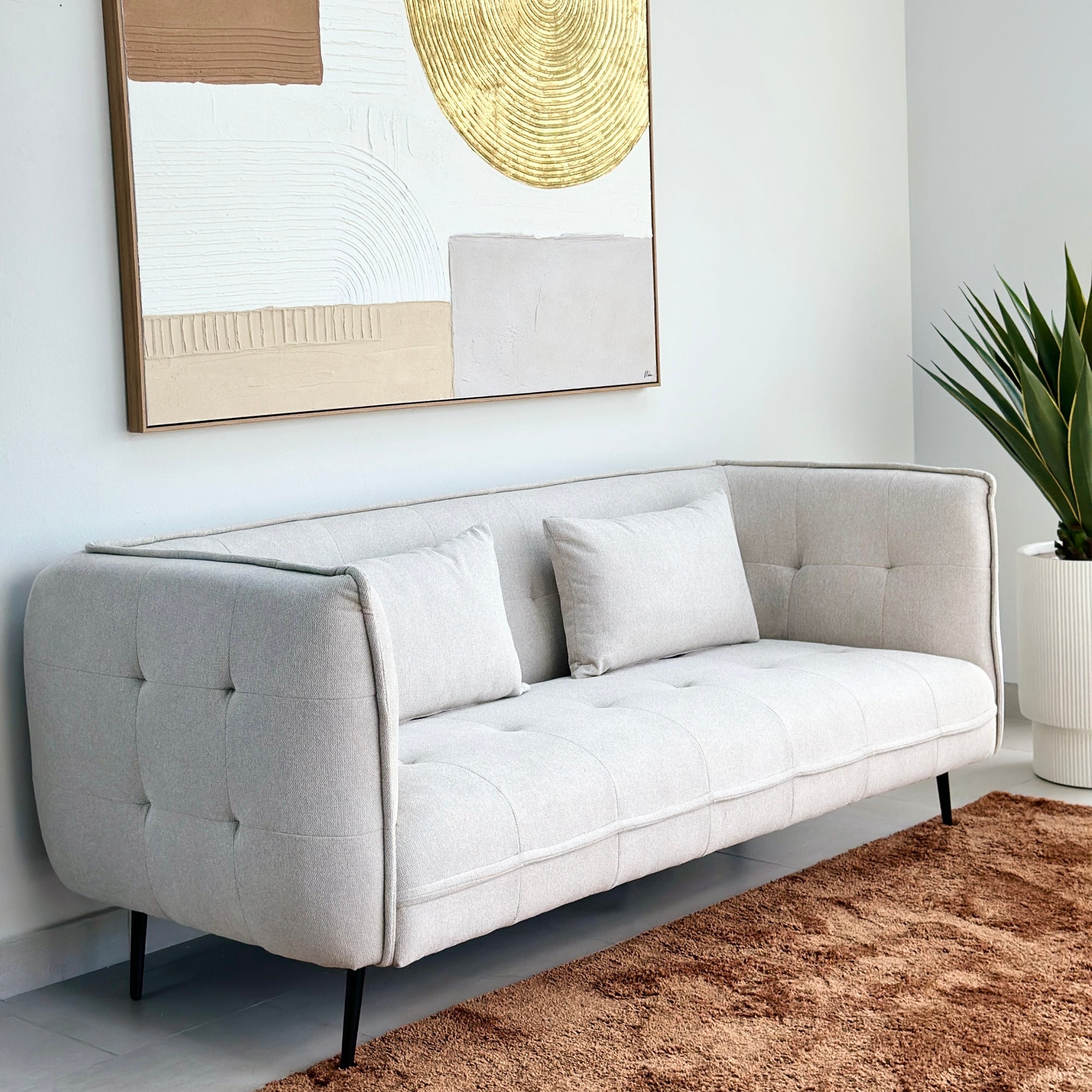 Super Soft Shaggy Cognac Rug 5' x 8'