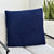 Braided Cushion Satin Classic Blue Pillow