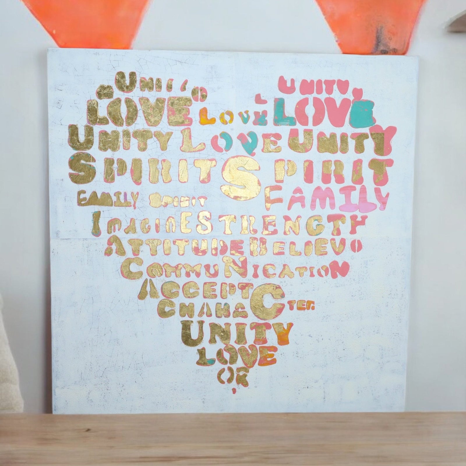 Real Love Heart Canvas Art
