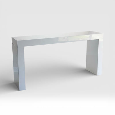 White Lacquer Classic Husky Console Table
