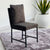 Modern Pedestal Oval Two Tone Dining Table