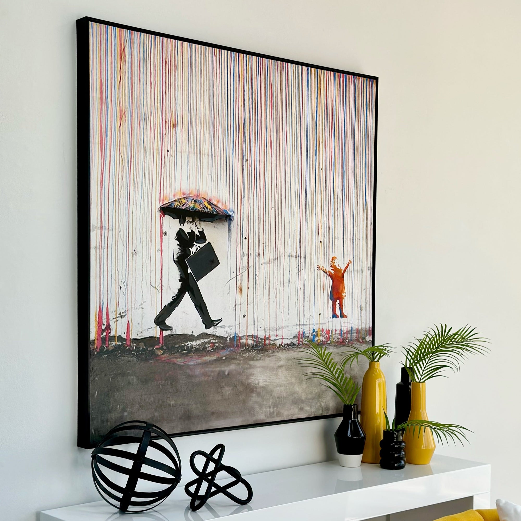 Raining Freedom Wall Art Canvas