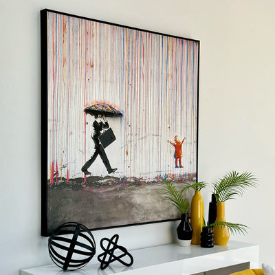 Raining Freedom Wall Art Canvas