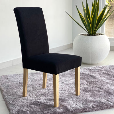 Clara Natural Top Black Legs Dining Table Set