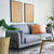 Ravdi Fabric Gray Sofa