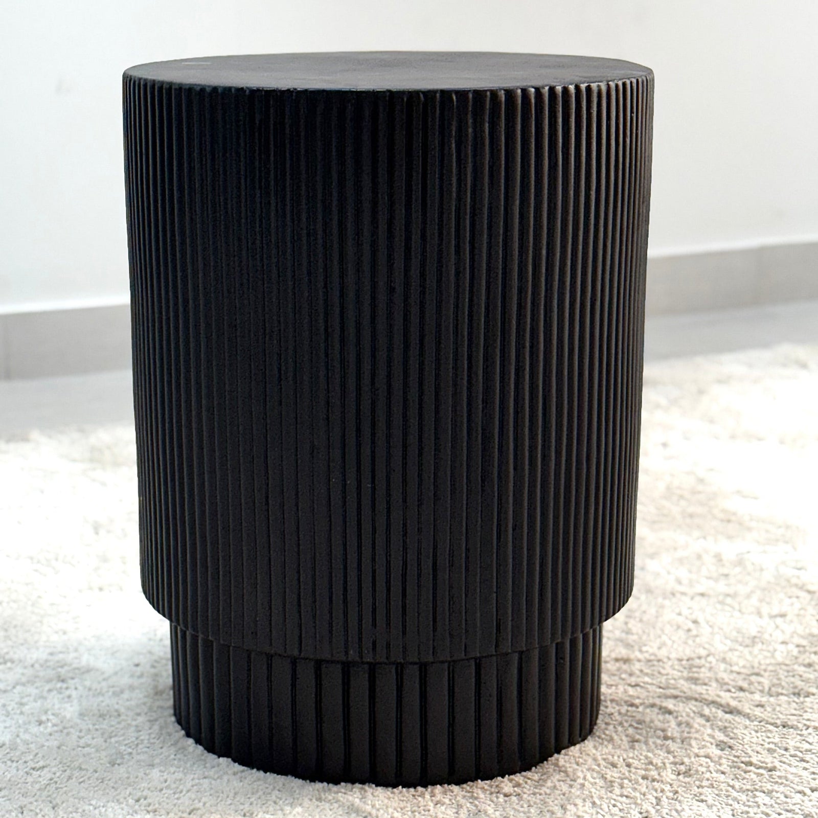 Rondel Black Side Table