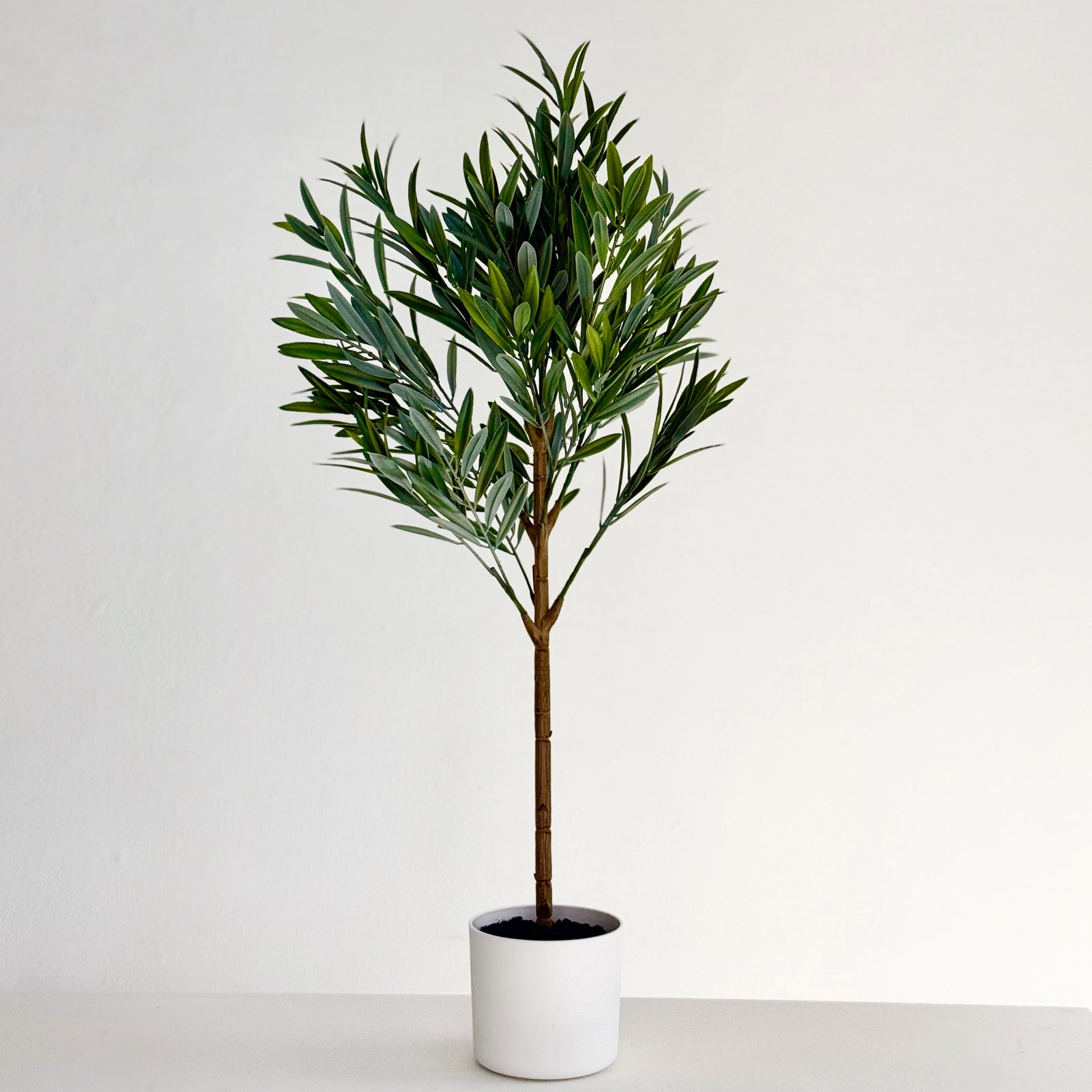 Faux Potted Greco Olive Tree 3.5'