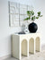 White Stone Finish Abstract Wall Art