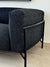 Embrace Black Boucle Fabric Sofa