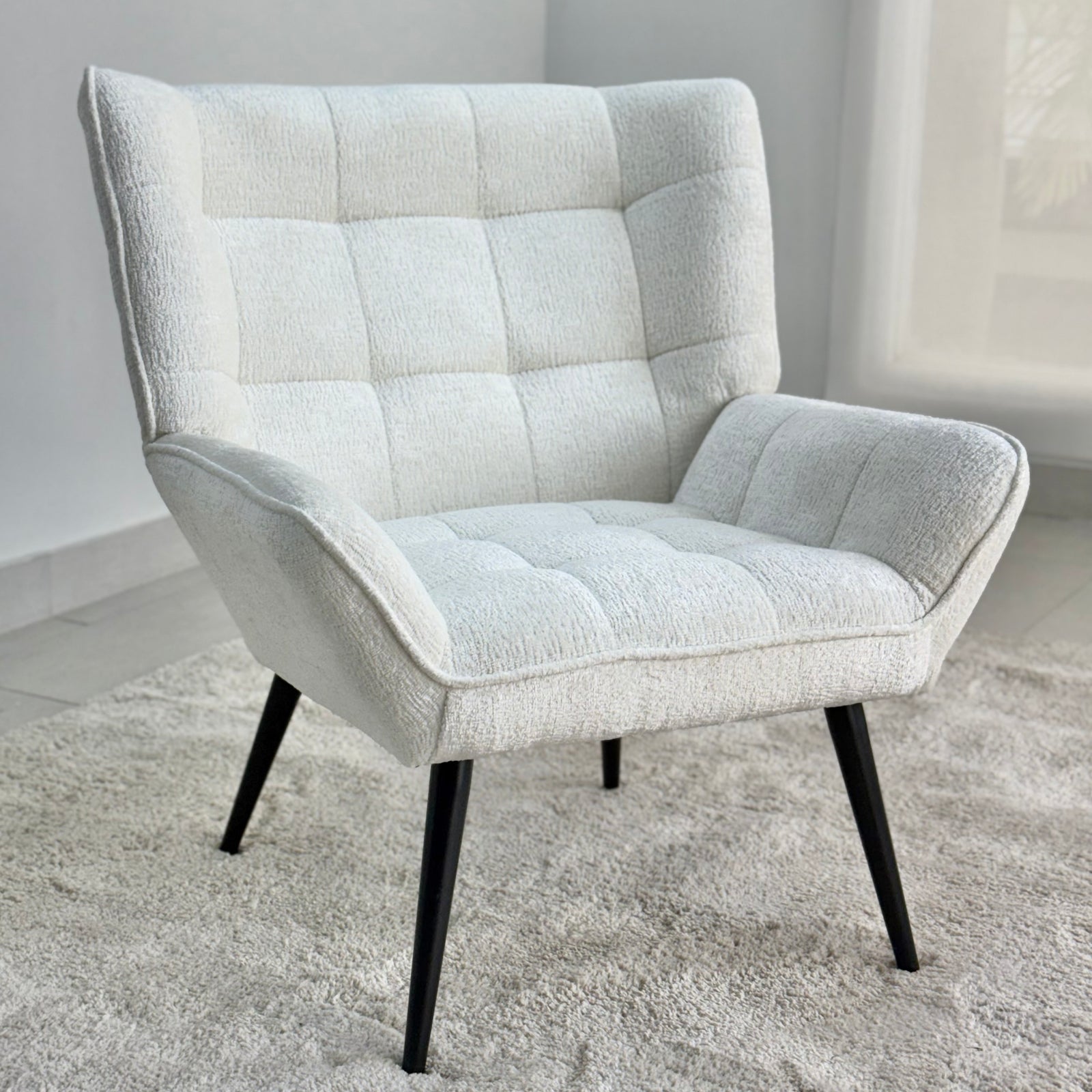 Pigeon Ivory Accent Chair