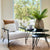 Moderna Lounge Chair Bone White Corduroy Fabric