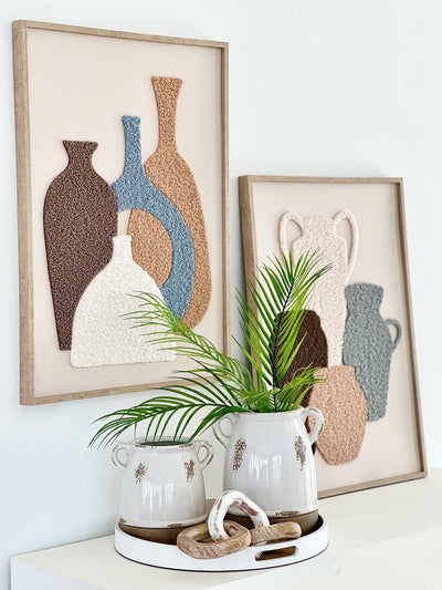 Terry Clay Jars Framed Wall Art