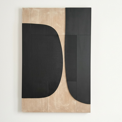 Wooden Carved Abstract Wall Art