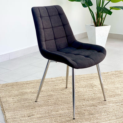 Pivot White Lacquer Top and Black Legs Dining Table Set