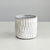 Cement Round Pot Geometric Design