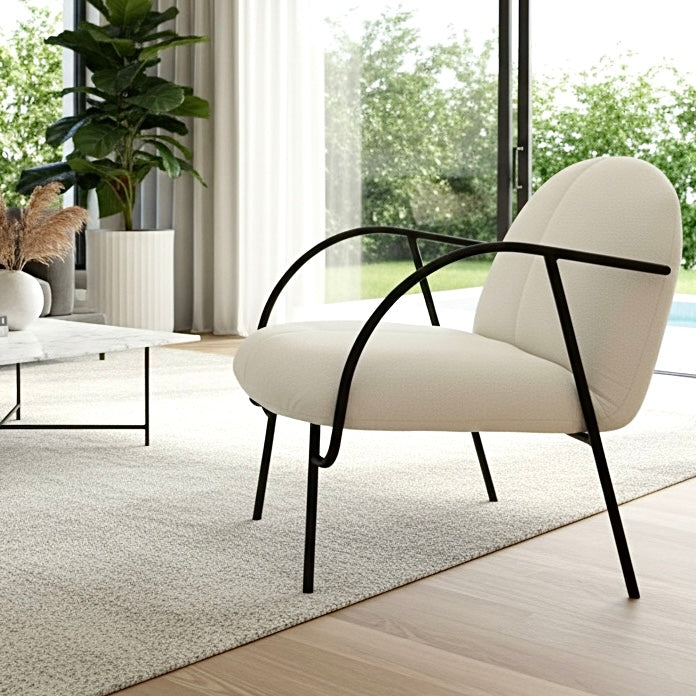 Half and Half Ivory Chair