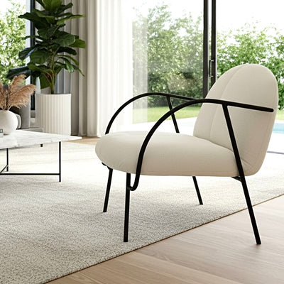 Half and Half Ivory Chair