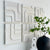 White Stone Finish Abstract Wall Art