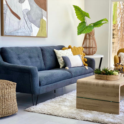 Florence Sofa Charcoal Gray
