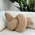 Boucle Love Knot Bone White Pillow