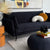 Stilo Futon Sofa Bed Black Fabric