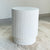 Rondel White Side Table