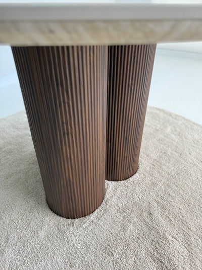 Skog Dining Round Table Ceramic Top