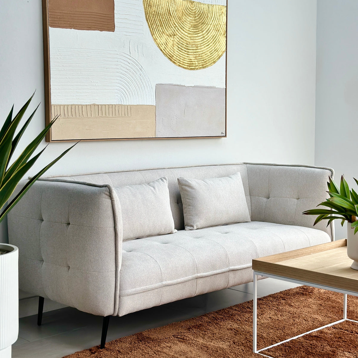 Super Soft Shaggy Cognac Rug 5' x 8'