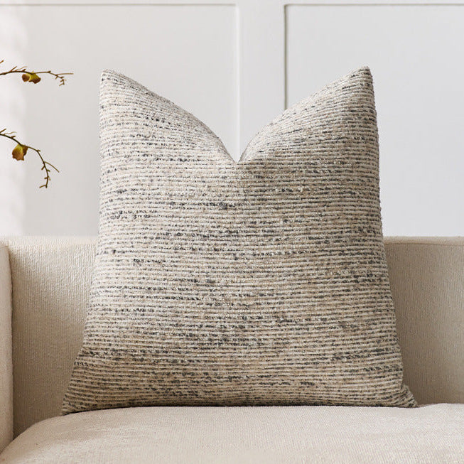 Square Cover Pillow Ivory Blend Boucle