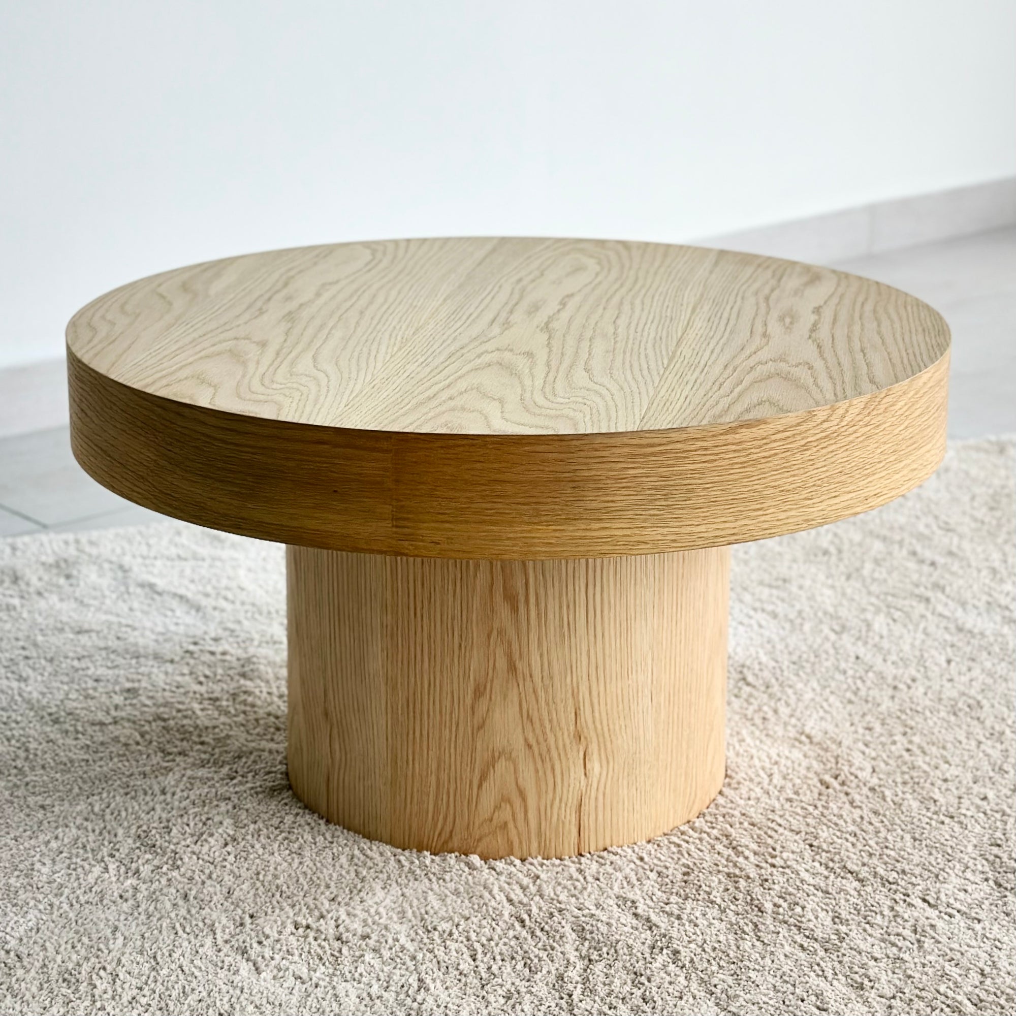 Round Pillar Coffee Table