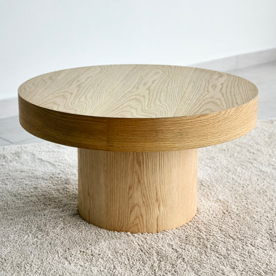 Round Pillar Coffee Table