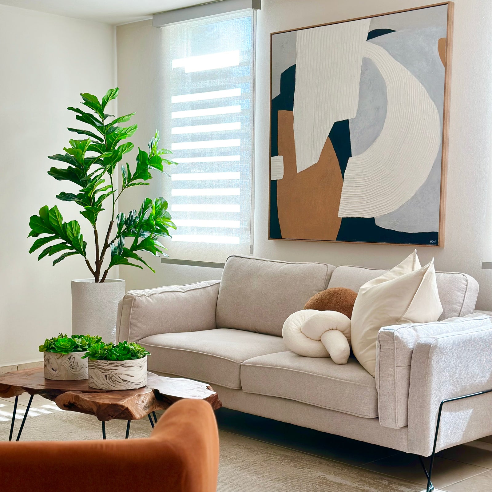 Wind & Earth Hand Painted Wall Art