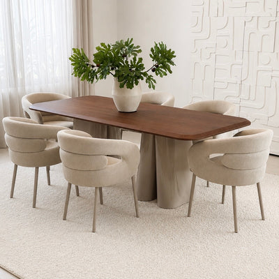 Gia Dining Table Irregular Top
