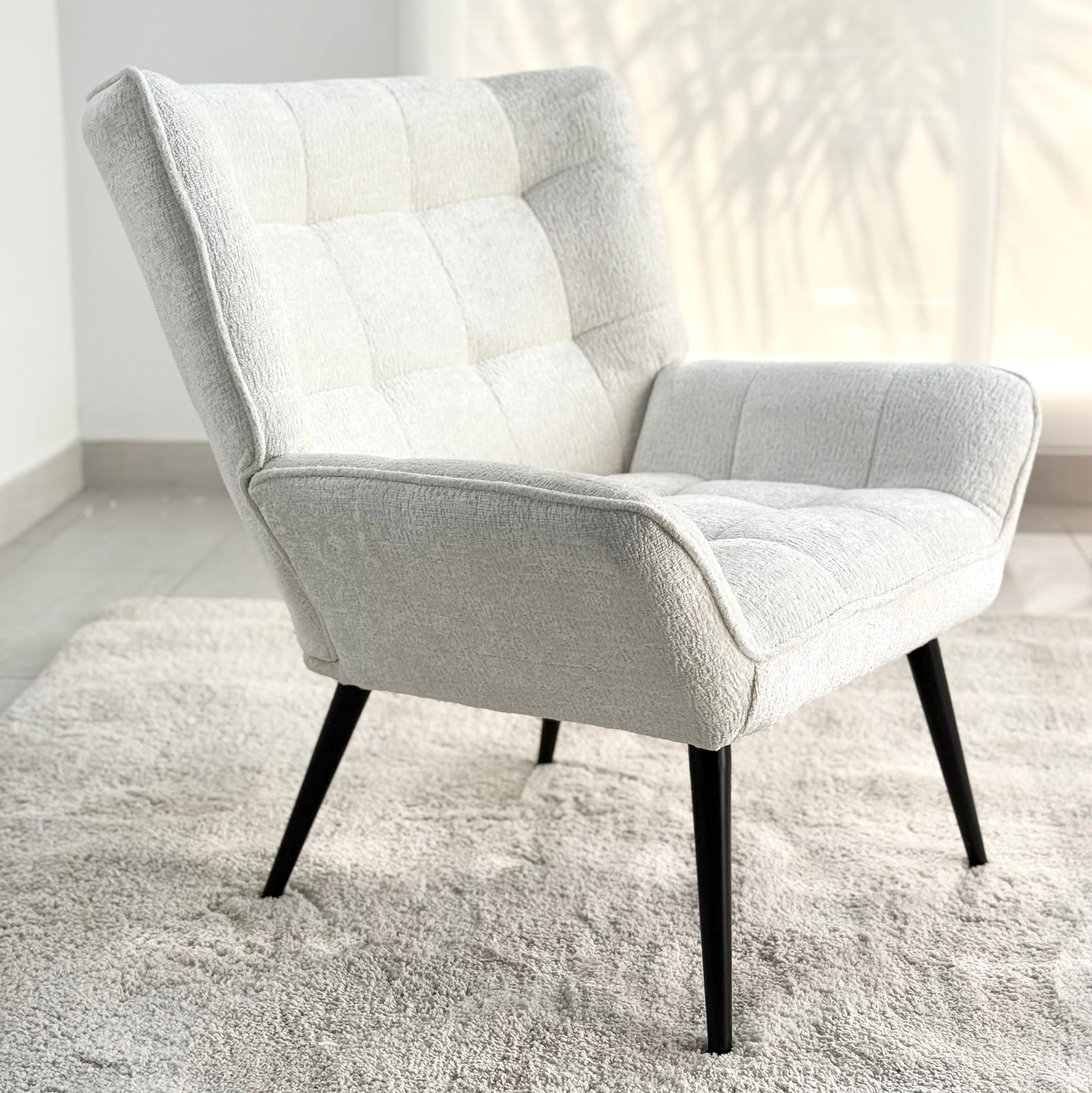 Pigeon Ivory Accent Chair