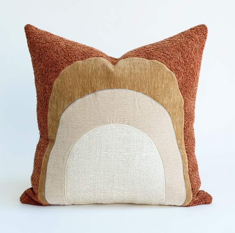 Cover Pillow Embroidered Arches